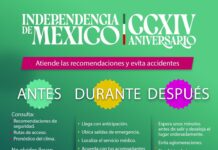 Emite Protección Civil Estatal recomendaciones para unas fiestas patrias seguras