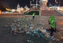 Retira Municipio casi 30 toneladas de basura en operativo de limpieza por festejos patrios