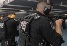 Entrenan grupos especiales de la Policía Municipal en manejo de armas y tiro en nuevo pabellón