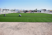 Avanza Municipio con construcción de cancha de futbol 7×7 en colonia Camino Real