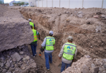 Construye Municipio aulas en el CECyTECH 20