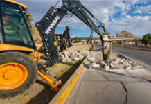 Inician demoliciones para rehabilitación de losetas de la Vialidad Sacramento