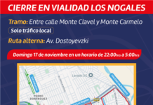 Anuncia cierre en vialidad Los Nogales por instalación de paso peatonal