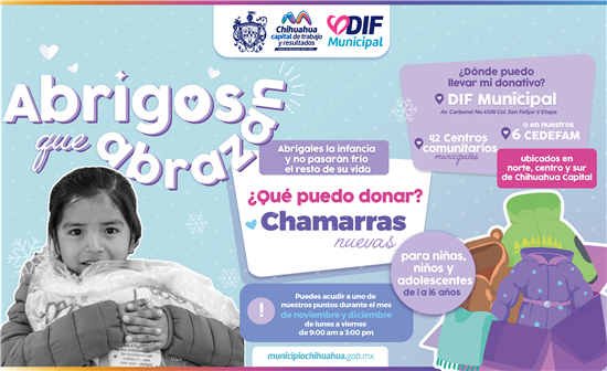 donación chamarras