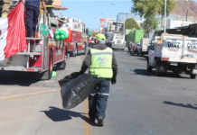 Atiende Municipio limpieza posterior a desfile revolucionario