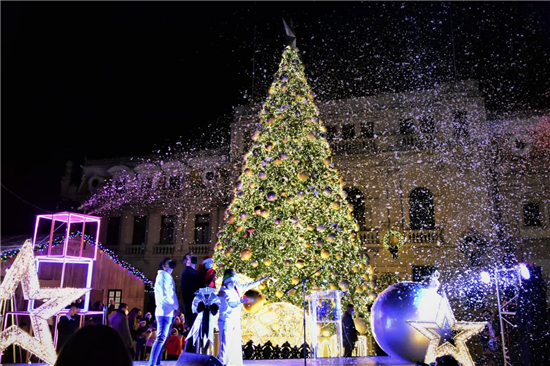 navidad plaza de armas