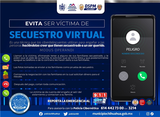 secuestro virtual