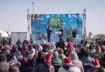 Estado celebra Megaposada Navideña en ciudad Delicias