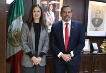 Visita la Cónsul de Canadá en México al Presidente Pérez Cuéllar