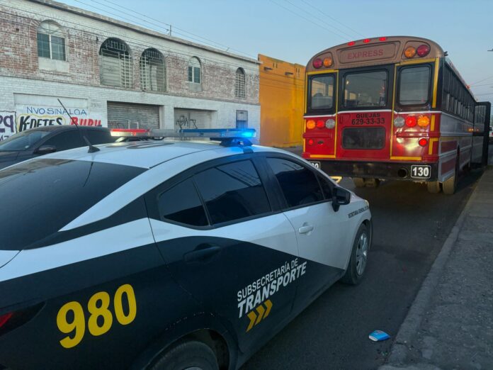 inspección de transporte
