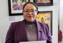 Acude Presidenta del Congreso a Segunda Edición del Mural “Firmas en la Lucha”