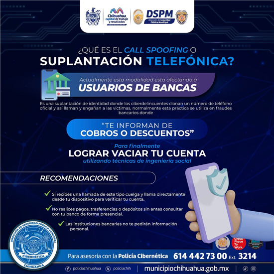 suplantación telefónica