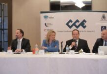 Maru Campos estrecha lazos con el sector privado en reunión con el Consejo Coordinador Empresarial en Juárez