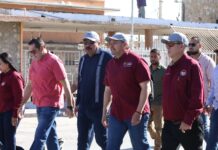 Participa Presidente Pérez Cuéllar en el desfile del 1 de mayo