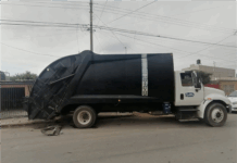 Accidente con camión en colonia Revolución no afectará recolección de basura