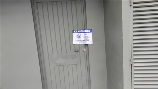 clausurado municipio