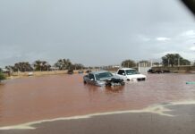 Afecta temporal lluvioso a zona de campos menonitas