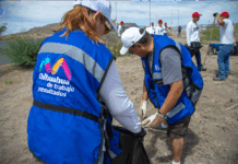 Realizan labores de limpieza en arroyos, canales y camellón de la zona Reliz