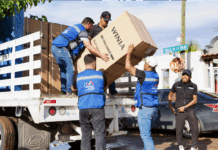 Sigue Municipio apoyando a familias afectadas por las pasadas lluvias