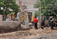 Apoyan combatientes de incendios forestales a juarenses ante contingencia por lluvia