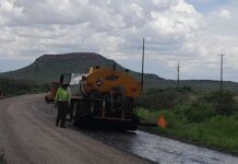 Comienza SCOP trabajos de mantenimiento en la carretera Camargo – Ojinaga
