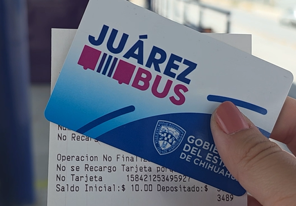 juárez bus maquinas tarjetas