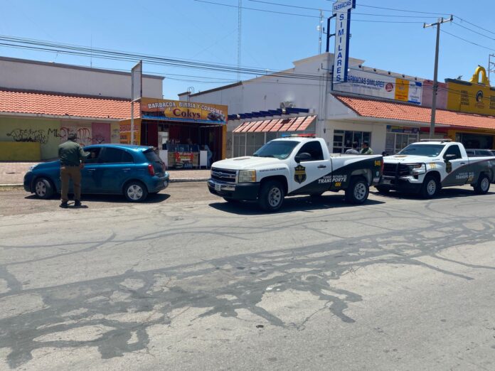 Operativo Delicias taxis transporte