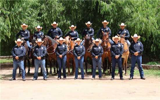 policía montada