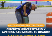 Alerta Vial Trabajará Municipio en trayecto seguro del Circuito Universitario