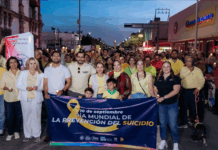Chihuahua Capital se une por la prevención del suicidio con caminata Luces por la Vida
