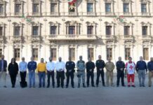 Conmemoran el Día Nacional de Protección Civil en la Plaza del Ángel