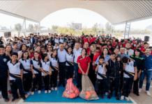 Inaugura Bonilla rehabilitación de áreas en secundaria 3046 y 3013