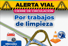Cerrarán accesos a periférico Lombardo Toledano por avenida 20 de noviembre por limpieza