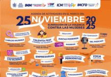 Presenta Municipio agenda de actividades de noviembre para combatir violencia de género