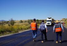 Invierte Gobierno del Estado 86 millones de pesos en la rehabilitación integral de la carretera Chihuahua-Namiquipa