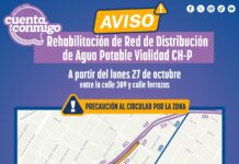 Realizará JMAS Chihuahua reposición de línea hidráulica en la vialidad Ch-P