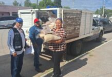 Entrega Estado más de mil paquetes alimentarios en Delicias y Camargo