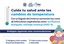 Piden a las familias reforzar medidas para prevenir enfermedades respiratorias
