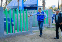 Supervisa Marco Bonilla mantenimiento de los parques Aventura y El Palomar para garantizar espacios seguros y en óptimas condiciones