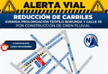 ¡Alerta vial! Por construcción de dren pluvial reducirán circulación en calle 39 en Barrio el Bajo