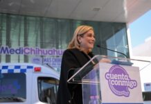 Maru Campos entrega 10 ambulancias para habitantes de nueve municipios con inversión de 17.8 mdp