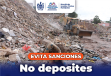 Exhorta Municipio a no tirar basura o escombro en lechos de arroyos