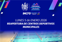 Anuncian reapertura de centros deportivos municipales a partir del lunes 5 de enero