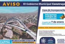Presenta Municipio rutas alternas previo al inicio de la construcción de la gaza de incorporación Teófilo Borunda–Periférico de la Juventud