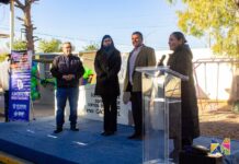 Entrega DIF Estatal módulo de cocina escolar en Meoqui en beneficio de 78 niños y niñas