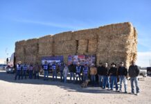 Entrega Estado pacas de rastrojo a productores pecuarios en Ciudad Juárez