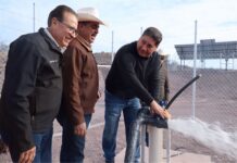 Inaugura JCAS pozo de agua potable en Rancho de Peña, Santa Isabel