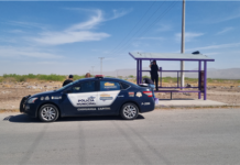 Mejora Policía Municipal visibilidad y seguridad en parabuses de la avenida Equus