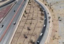 Cumple Marco Bonilla con imagen urbana y cuidado ambiental; instalan nuevo sistema de riego en el talud Homero
