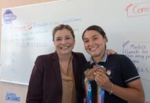 Maru Campos le cumple a la educación en Juárez; inaugura nuevas instalaciones de la Secundaria Federal #22